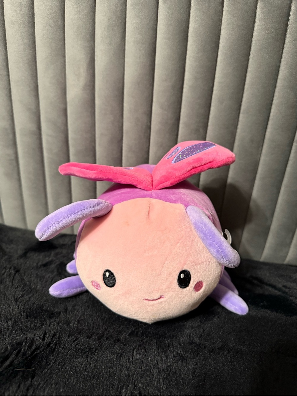 💞4/$35- Fiesta Huggly Beth Butterfly Plush Pink Purple Stuffed Animal 8in